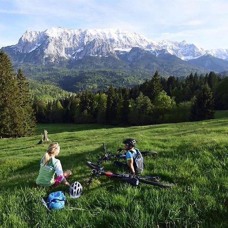 Ferienwohnung Alpenwelt Wallgau Luaran gambar